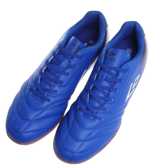 Granatowe sznurowane trampki halówki męskie /B6-3 18138 T586/