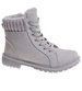 Zimowe szare botki trapery z futerkiem /A4-2 18613 T319/