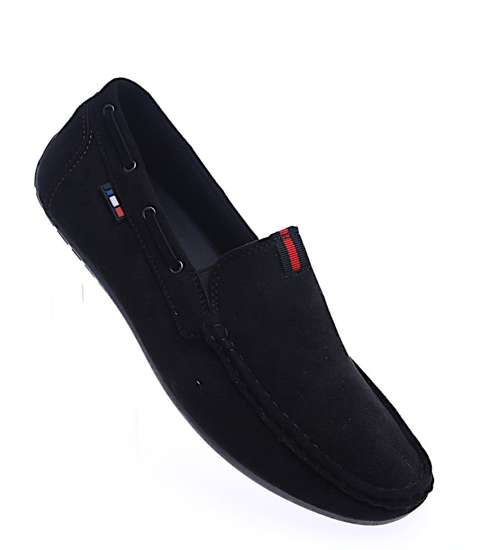 Męskie półbuty mokasyny Czarne /F10-2 14198 S494/ Męskie półbuty mokasyny Czarne /F10-2 14198 S494/