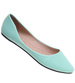 Pastelowe seledynowe balerinki damskie /F10-2 18735 T087/