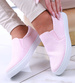 Wsuwane różowe trampki slip on /G8-2 13607 S171/