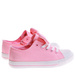 Różowe dziewczęce trampki z kokardą /B7-2 16784 T13-5/