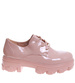 Cieliste sznurowane półbuty damskie /E10-2 16937 T246/