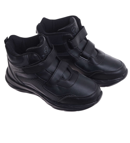 Ocieplane chłopięce półbuty na rzepy /E9-2 18362 T285/