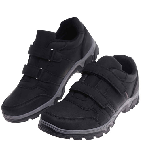 Męskie buty trekkingowe na rzepy /E7-3 18187 T480/