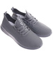 Wsuwane szare męskie sneakersy /E10-1 18004 GF285/