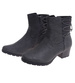 Zimowe szare botki na niskim obcasie /F5-3 18506 T386/