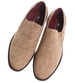 Męskie beżowe półbuty wsuwane mokasyny /C5-3 16525 T346/