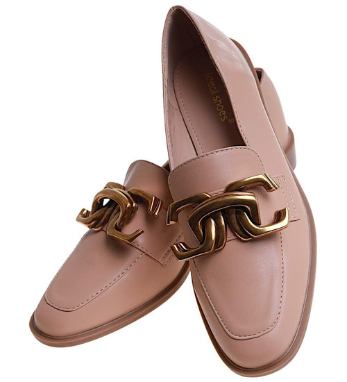 Wsuwane baleriny lordsy Khaki /A6-2 11599 T581/