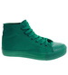 Klasyczne zielone trampki damskie z wysoką cholewką /H2 16723 G9-84/