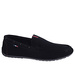 Męskie półbuty mokasyny Czarne /E3-2  14743 S494/
