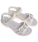 Białe dziewczęce sandały /F7-1 17896 T290/