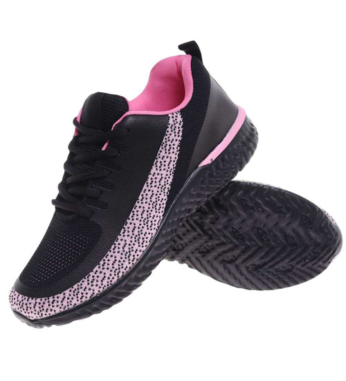 Wygodne sznurowane buty sportowe damskie /C5-3 18653 T255/