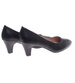 Klasyczne czarne czółenka na obcasie /F10-2 18630 T352/