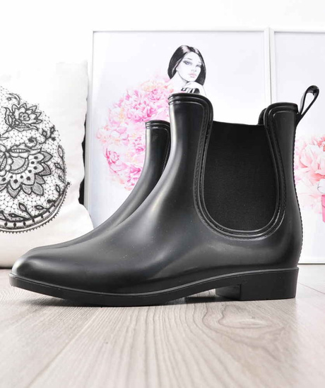 Kalosze gumowce gumiaki CZARNE /G3-1 2882 S226/