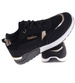 Czarne damskie buty sportowe OST465