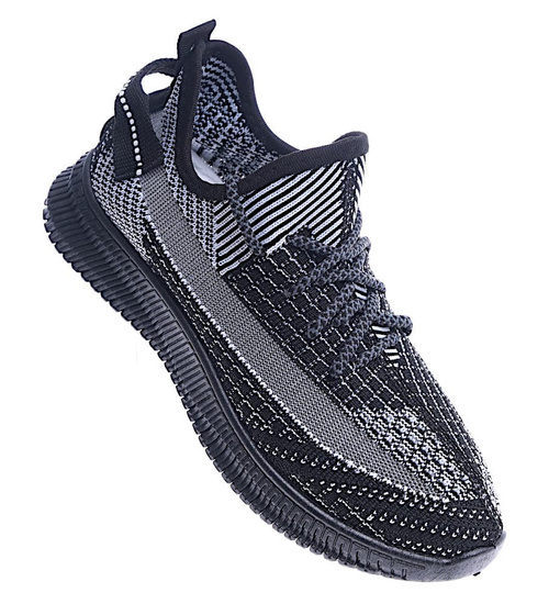 Damskie buty sportowe Czarne /E4-1 14152 T285/