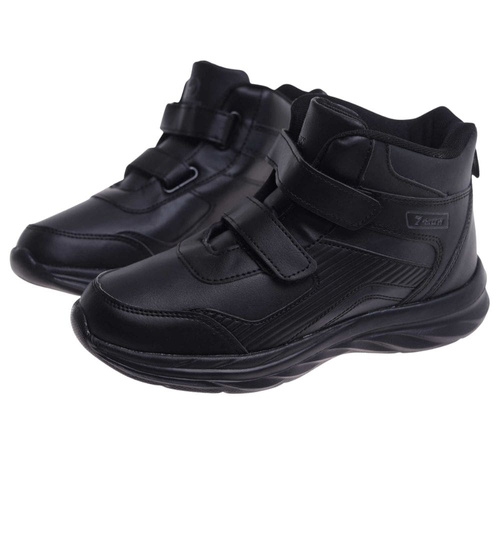 Ocieplane chłopięce półbuty na rzepy /E9-2 18362 T285/