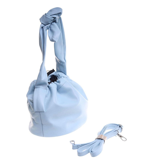 Błękitna torebka z kokardą /H2 K24 TB665 G105/