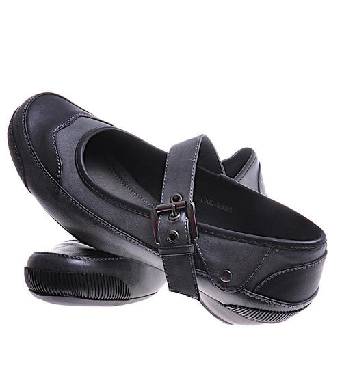 Czółenka damskie na niskim obcasie /G1-3 10826 T198/