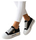 Czarne trampki na wysokiej platformie /B2-1 18788 W233/