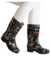 Kalosze gumiaki damskie w kwiaty /A1-1 14709 T328/