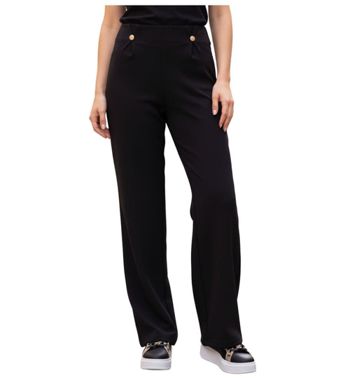 Czarne wizytowe spodnie damskie /H2 UB884 G/