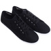 Czarne ażurowe koronkowe tenisówki /E10-2 17337 T137/