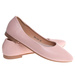 Cieliste baleriny damskie gładkie /J5-1 18626 W55/