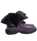 Fioletowe botki trapery na platformie /G12-3 18082 T235/