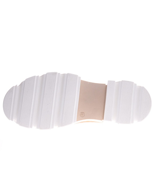 Skórzane półbuty na platformie Filipczyk /A10-2 11231 S?/