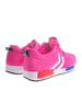 Różowe sznurowane buty sportowe /D1-3 11999 T195/
