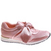 Wsuwane różowe damskie sneakersy z kokardą /F8-3 H2 17508 W054/