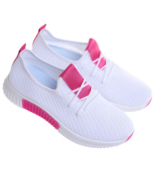 Damskie białe buty sportowe w dużym rozmiarze /A5-3 18108 T281/