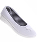 Białe tenisówki wsuwane na niskim koturnie /E2-1 16520 T155/