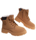Karmelowe botki trapery z ociepleniem /G7-1 18452 T342/