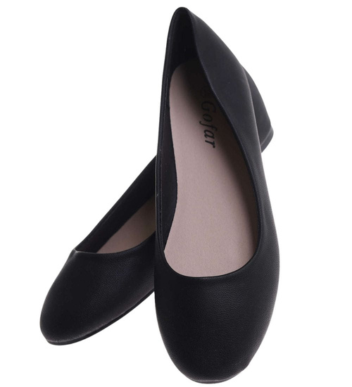 Baleriny damskie czarne klasyczne /G8-2 2751 T182 +H2/