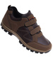 Brązowe męskie buty sportowe na rzepy /A4-3 18196 T388/
