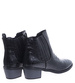 Czarne damskie botki sztyblety /F4-3 15140 S395/