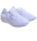 Damskie buty sportowe wsuwane białe sneakersy /C4-1 17112 W102 +h2/