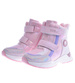 Ocieplane sportowe botki dziewczęce Różowe /C6-2 12681 T545/