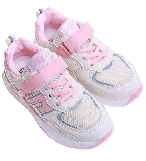 Różowe dziewczęce buty sportowe sneakersy /G11-2 17234 T289/