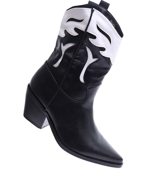 Czarne botki kowbojki Seastar /G11-3 15367 T197/