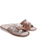 Brązowo-beżowe klapki domowe /G1-1 10932 S195/
