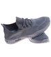 Szare wzuwane męskie buty sportowe /B4-1 18019 T288/