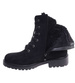 Czarne ocieplane botki workery sznurowane /A10-118576 W386/