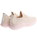 Beżowe wsuwane buty sportowe /A5-2 16142 G181/