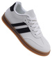 Białe sznurowane buty sportowe casual /F3-2 18808 W287/