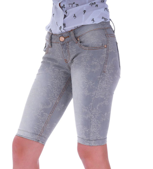 Granatowo różowe krótkie spodenki damskie /H2 K29 UB874 S4/