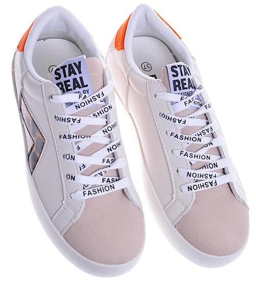 Trampki damskie z eko skóry Leopard /F2-3 10607 W243/